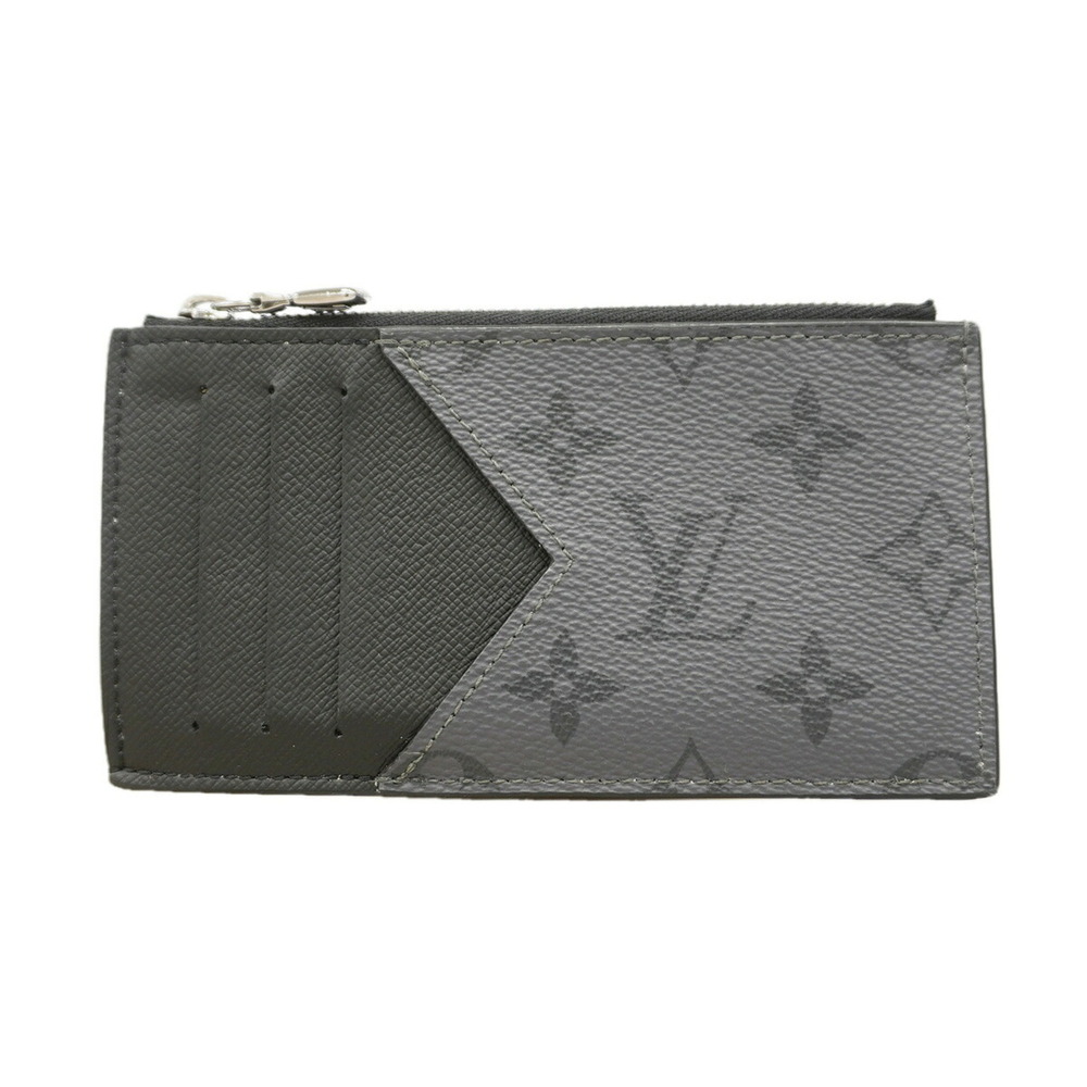 Louis Vuitton Monogram Eclipse Coin Card Holder M69533 Black Men's Wallet/Coi...